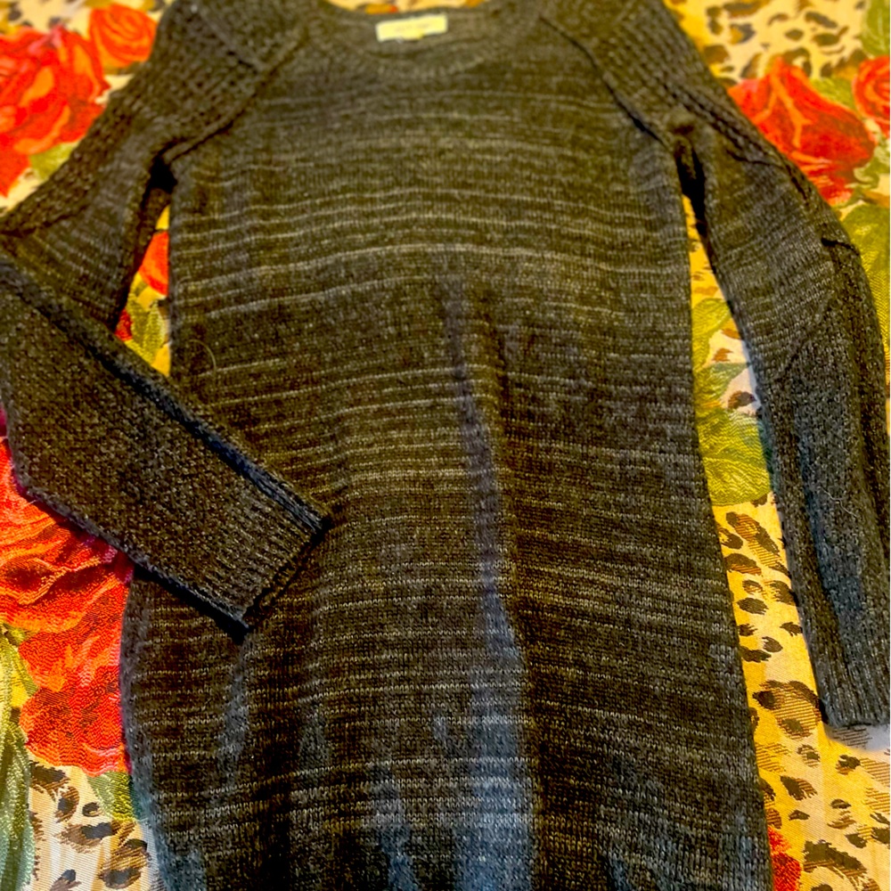 Black sweater dress